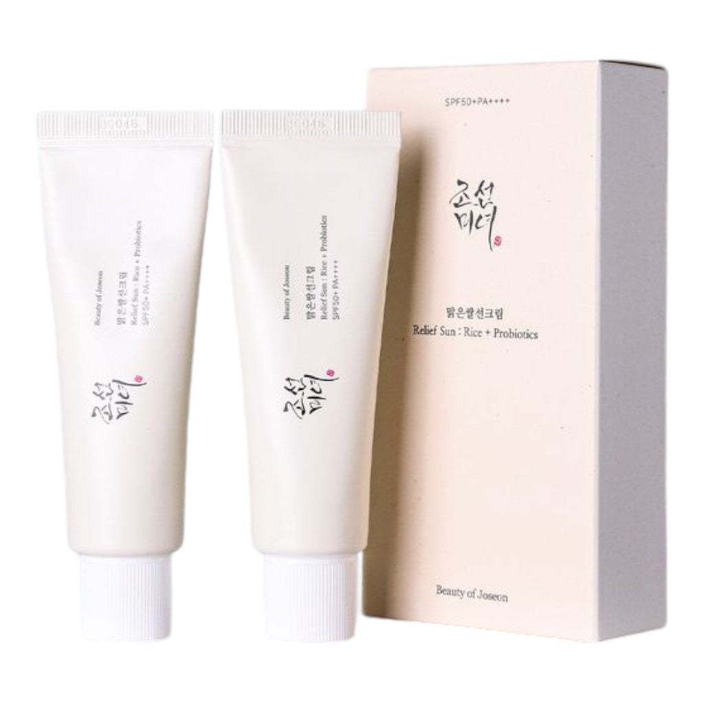 Pack Sunscreen Relief Sun : Rice + Probiotics SPF50+ PA++++ - BOJ 50 ML